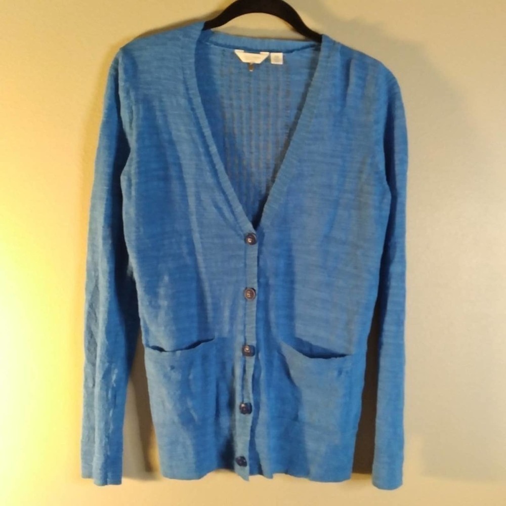 🦋 Lucky Brand Blue Cardigan Sweater XS